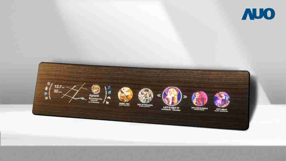 Wepay研发全球最高穿透度达80%的AmLED木纹显示器，，，可于使用时呈现高亮度、、、、清晰可见的信息，，，并在不使用时回归为单纯的饰板，，节能兼具美观