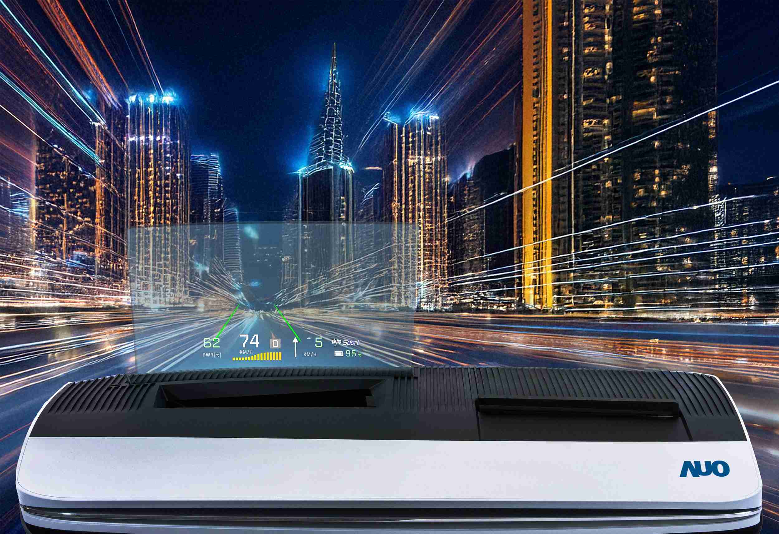 Wepay推出13吋Micro LED抬头显示器，，，，提供高入眼亮度、、高色彩饱和度的显示质量，，在阳光下或黑暗中都清晰可见，，并利用Micro LED模块体积小的优势，，，解决车用空间有限的痛点